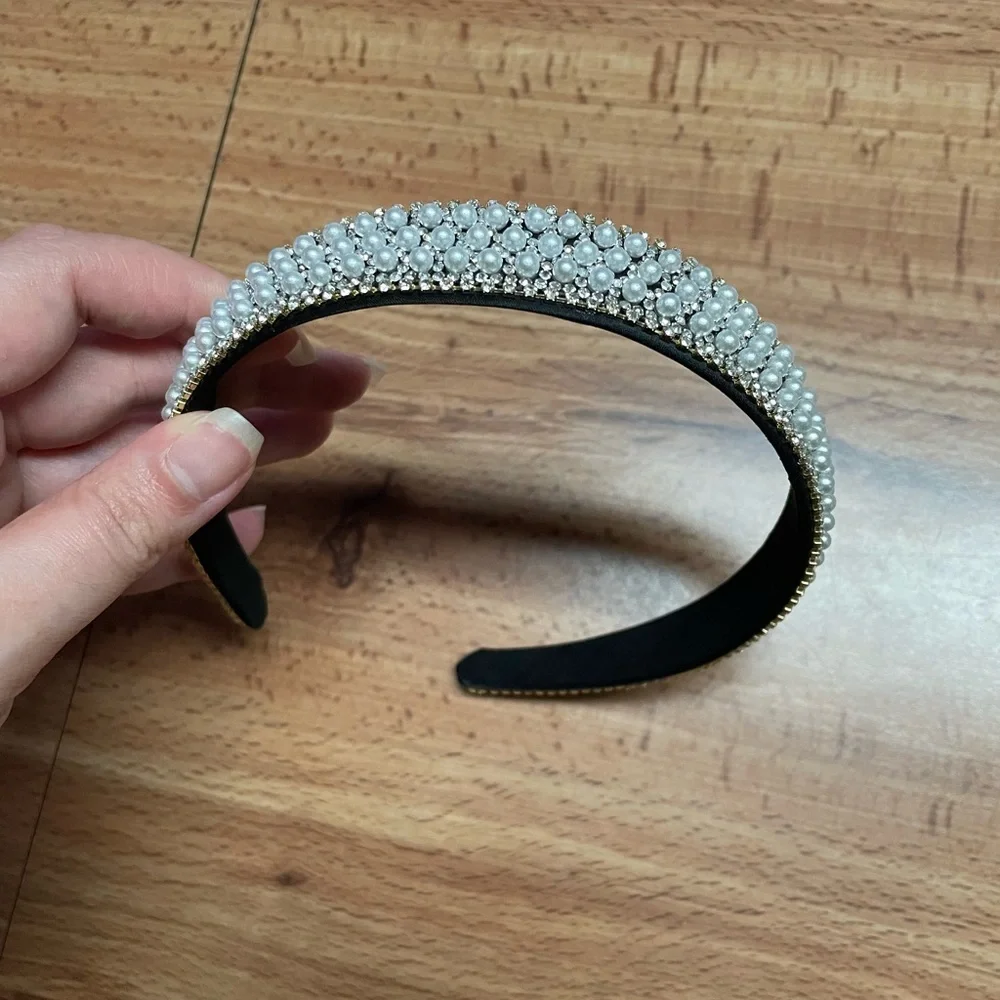 Pearl Rhinestone Headband